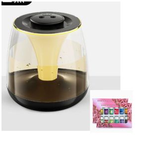 3L Big Capacity Flame Humidifier with Free 12PCS Essential Oils – Aromatherapy Air Purifier Diffuser