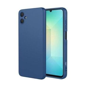Soft Flexible Silicone Case for Samsung Galaxy A06, Shockproof Anti-Scratch Slim TPU Protective Back Cover (Blue)