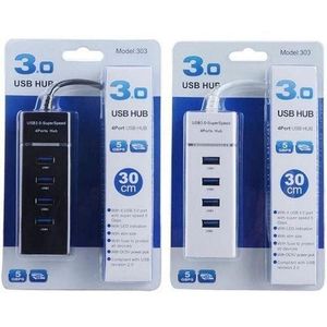 USB HUB 4-Port USB 3.0 Data Hub - 5Gbps Transfer Speed