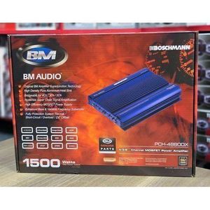 Boschmann  1500Watts 4 Channel MOSFET Power Powerful Bridgeable Amplifier