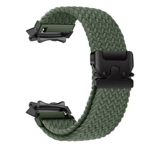 Amazfit  T-Rex 3 Parachute Buckle Elastic Nylon Braided Quick Release Watch Band/STRAP(green)