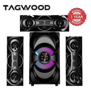 TAGWOOD 3.1CH Super Powerful Bass Subwoofer System with Bluetooth and Remote Control/ Complete Mini Home Theater System 
