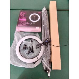 10 Inch Dimmable LED Ring Light – USB Powered Fill Lamp for Content Creation