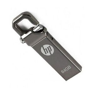 Flash Disk With Clip - 64GB - Silver