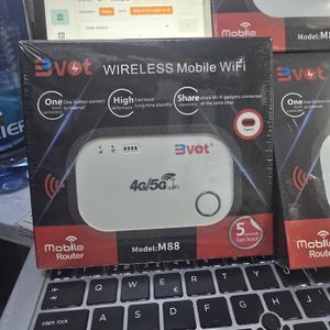 BVOT Ultra-Fast M88 4G/5G Mobile WiFi Router with One-Touch Connection & Long Standby