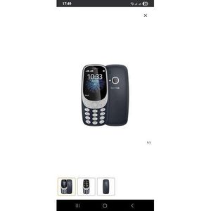 Nokia 3310, 2.4 Inches 2MP Dual SIM Cards-Dark Blue/Grey-limited Offer