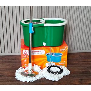 Metallic 360 Rotataing Spin Mop + Bucket Set / Floor Mopper