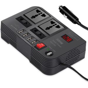 300W Power Inverter Car Charger 12V To 22OV