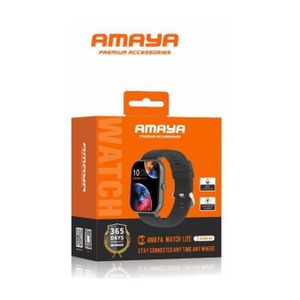 Amaya ASW-04 Smartwatch Sleek (Black)