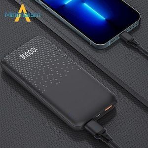 10000mAh Small Size Unique Design 2A Fast Charger with 2-in-2-out Fast Charging Power Bank