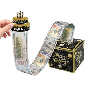 Suprise Birthday Money Box with Pull Out Explosion Surprise Cash Gift for Any Age