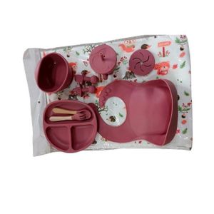 Silicone Baby Feeding Set 10 Items