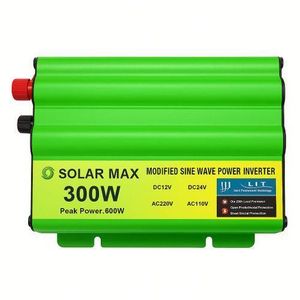 Solarmax 300W Efficient Solar Power Inverter – 12V/24V DC to 220V/110V AC