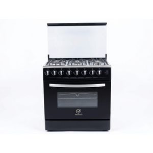 sarahtech 80*60 Standing Cooker 6 burners (all gas) A Function Electric Oven, Rotisserie & Jet Burners