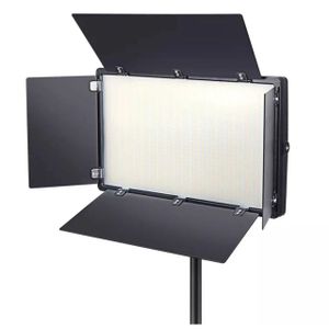 LED-U600 LED Video Light With Adjustable Stand 3200K-5600K Dimmable Bi-Color Photography Lighting For Studio And Makeup