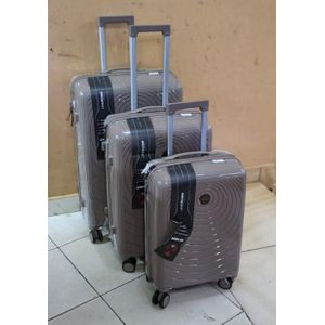 3 in 1 Unbreakable PP Suitcase set size 4 (Take note of the sizes before purchase)
