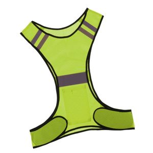 Sports Motorcycle Reflective Vest High Visibility Fluorescent Riding Safety  Vest Racing Sleeveless Jacket Moto Gear (XXL)