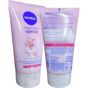 Beauty Cream Wash Gentle ALMOND OIL & HYDRAMINE By Nivèa cf
