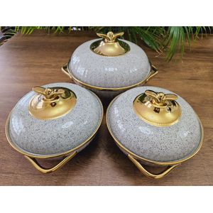 Classy 3 pieces ceramic serving bowls
