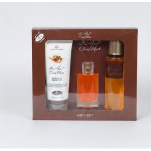 Al Rehab Choco Musk 3-Piece Gift Set (Gift 02T) by Crown Perfumes
