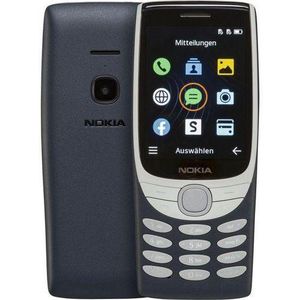 Nokia 8210, 2.8 Inches,  0.3MP,  Dual SIM Cards, FM Radio, 1450mAh - Blue