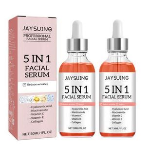 Jaysuing 5 in 1 Facial Serum, Vitamin C Face Oil, 5 In 1 Anti Aging Serum, Vitamin C Serum For Facial Moisturizing, Firming Skin And Even Skin Tone, Reduce Fine Lines & Wrinkles