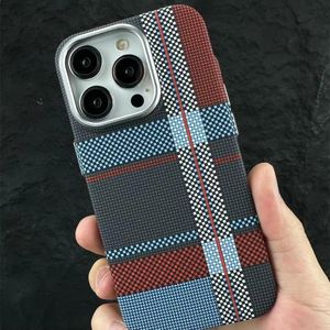 LUXO Life/Free Air Tribal Design with Checkerboard Texture, Magnetic Slim Hard Case, MagSafe Compatible Cover for iPhone 16 Pro