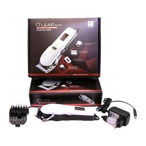 O'LEAR SALON Professional Cordless Rechargeable Hair Trimmer Clipper Shaving Machine Kinyozi With Battery LCD Display
