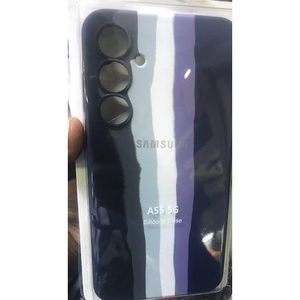 Samsung galaxy A55 5G Rainbow  Good quality Silicone Cover / Case