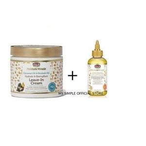 Beauty AFRICAN PRIDE Hydrate & Strengthen Leave In Cream + 5 Essential Oils