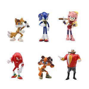 6pcs/set Super Sound Sonic Movie Game Dolls Shadow Hedgehog Pvc Figure  Model Toy Kids Birthday Gift - Action Figures - AliExpress