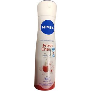 Beauty Infini FRESH CHERRY ANTI-PERSPIRANT 48h Protection Long Lasting Freshness ANTIBACTERIAL Antiperspirant cf