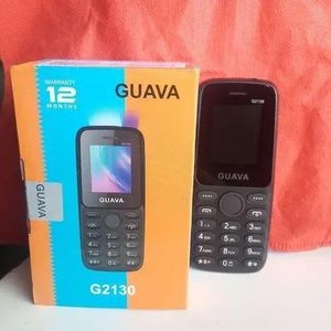 Guava G2130 AFFORDABLE FEATURE PHONE/KABAMBE/KATULULU/MULIKA MWIZI PHONE 1000MAH BATTERY DUAL SIM BLUETOOTH, FM WIRELESS MP3 FEATURED PHONE BLACK