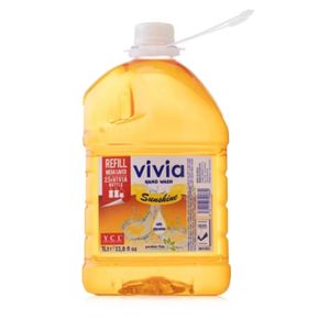 Vivia 1L Refill Hand Wash Sunshine  :Helps in Eliminating Germs and Bacteria Effectively Removes visible Dirt, Grease, and Grime from the Skin Surface.