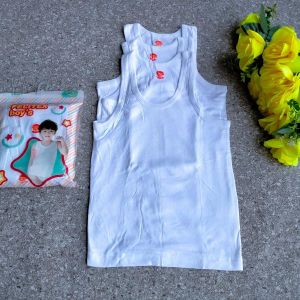 Fashion And Style 3PCS Kids Boys Cotton Vest – Soft Breathable Sleeveless Undershirt Set – Lightweight Everyday Boys Innerwear Clothing (3-14 Years)