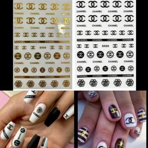Fashion Designer Self Adhesive Nail Art Stickers Nail Decals Luxury Art @  Best Price Online