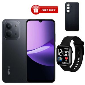 Redmi  15C 128GB Storage Upto 8(4+4)GB Ram 6.9'' 50MP Main Cam +8MP front Battery 6000mAh ( 1 year warranty ) dual sim + WATCH,COVER