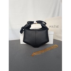 Polene  New Lunch Bag NUMBER ELEVEN Leather Shoulder Crossbody Fashion Women's Bag