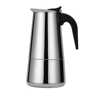 300ml Coffee Pot Stainless Steel Coffee Maker Portable Mocha Latte Stove Espresso Filter Moka Pot