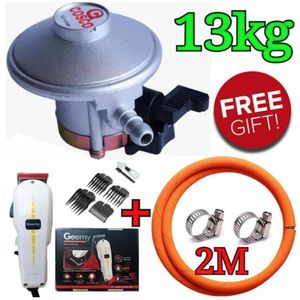 Cosco 13KG GAS CYLINDER REGULATOR PLUS 2M PIPE & CLIPS +ELECTRIC SHAVER