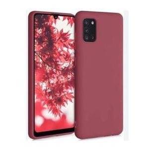 Soft Flexible Silicone Case for Samsung Galaxy A51, Shockproof Anti-Scratch Slim TPU Protective Back Cover (Maroon)