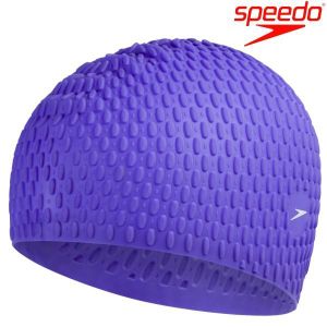 Speedo Swim Cap Bubble Snr - Unisex Adult - Purple