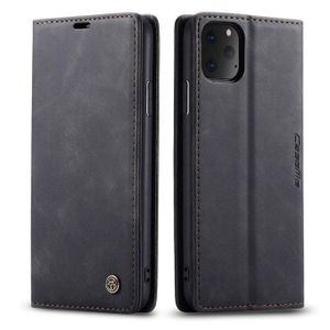 Caseme Wallet Black Suede Leather Flip Case For IPhone 11 Pro
