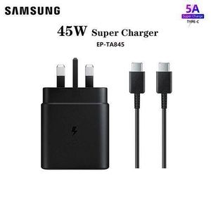 45W Fast Charger For Samsung Galaxy S22 Ultra With USB Type C To Type C Cable