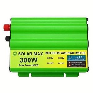 Solarmax 300W Efficient Solar Power Inverter – 12V/24V DC to 220V/110V AC