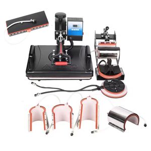 10 in 1 Multi-functional Sublimation Heat Press T-shirt, Fabric Bag Leather logo Printing Digital Heat Transfer Printing Machine