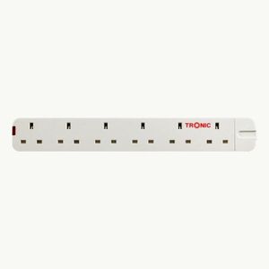 Tronic 6 Way Extension Socket