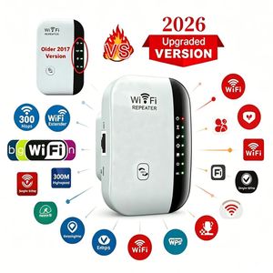 Wireless WiFi Repeater Extender WiFiBooster Long Range Wi-Fi Router Home Network Extension