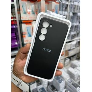Tecno Spark 40 Pro Plus (+) Original Silicone Case/Cover_Black