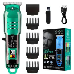 LT-808 Hair Clipper  Cordless Rechargeable  Stainless Steel Blades  6 Length Settings